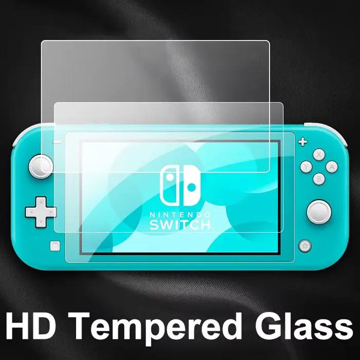 Protecteur d'écran en film de verre trempé durable pour Nintendo Switch Lite HD résistant aux rayures pour joueurs voyageurs et passionnés