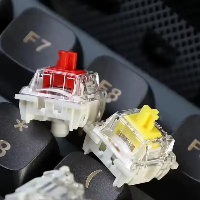 Gateron Pro 3.0 V3 commutateur 3pin RGB linéaire Tactile rouge blanc jaune argent marron noir
