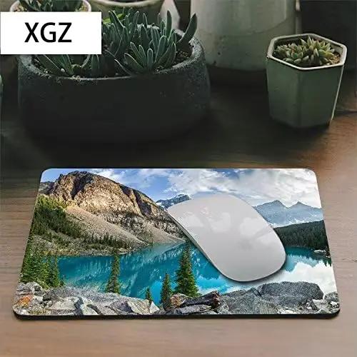 Mountains Tapis de souris avec impression de montagnes rocheuses