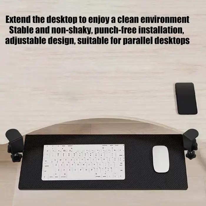 Sous le bureau tiroir de clavier coulissant étagère