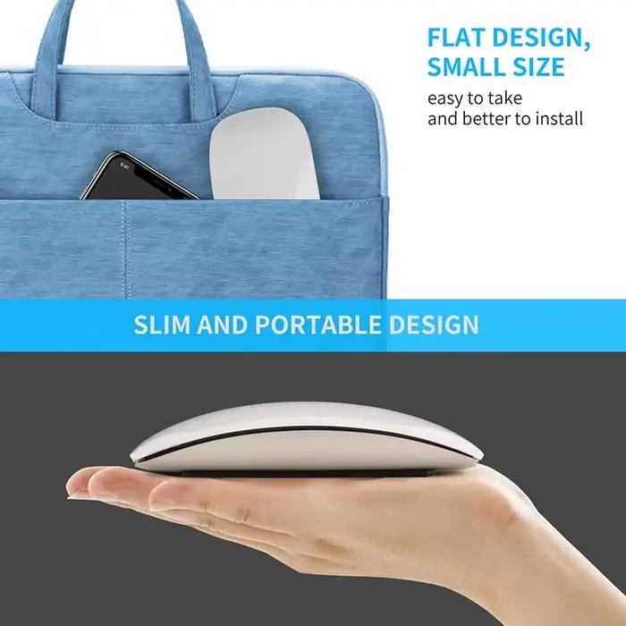 Souris sans fil Bluetooth multi-touch ergonomique silencieuse