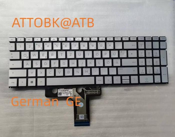 Clavier pour HP Pavilion 15-eg 15-eg0000 15t-eg 15-eg1000 15-eg2000 15-eh 15-eh2000 15z-eh US AR GE HU IT TR avec rétroéclairage