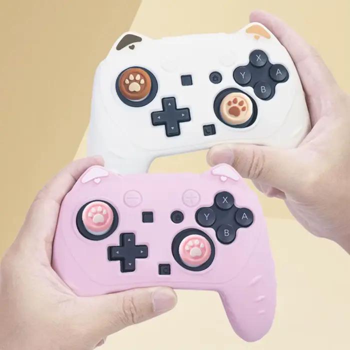 Étui de protection en Silicone antidérapant pour contrôleur Switch 2 avec poignées ergonomiques pour accessoires Switch Pro 2 doux et résistant à la sueur