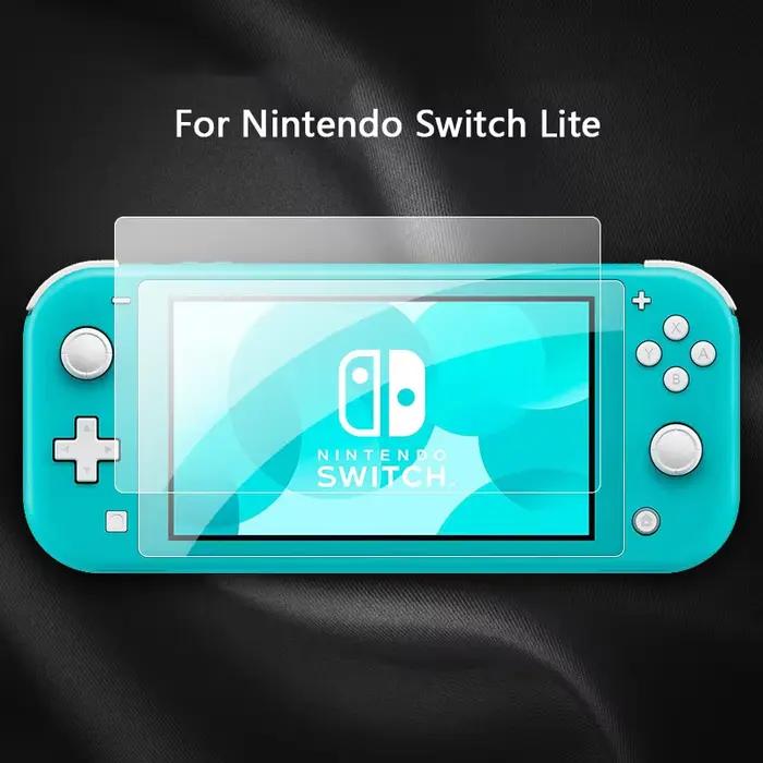 Protecteur d'écran en film de verre trempé durable pour Nintendo Switch Lite HD résistant aux rayures pour joueurs voyageurs et passionnés