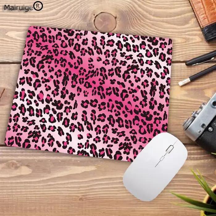 Mairuige-Tapis de souris de jeu en caoutchouc coloré léopard