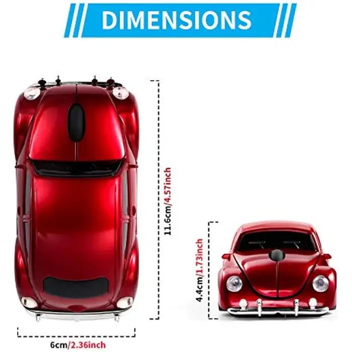 Souris classique en forme de voiture