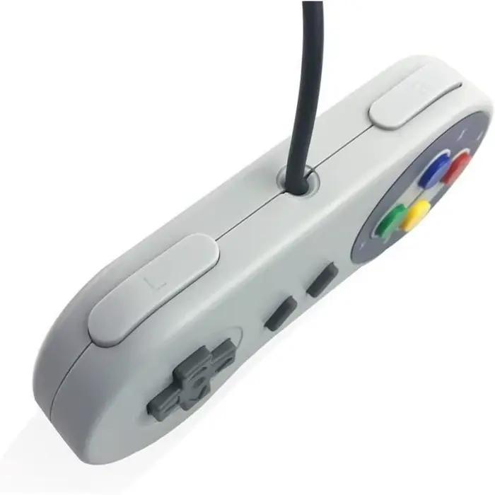 SNES/SFC contrôleur classique manette de jeu filaire contrôle 16 bits système de divertissement rétro Console de jeu vidéo accessoires Joypad de jeu