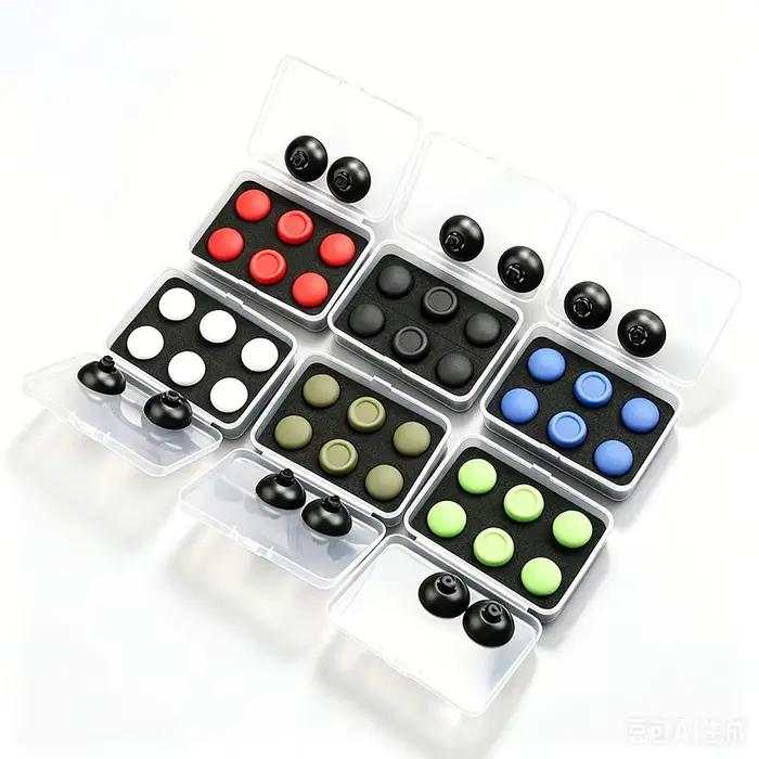 1 Ensemble de capuchons de joysticks métalliques (haute et basse) et de boutons arrière (paddles) de remplacement pour manette de jeu PS4 PS5 Edge Elite