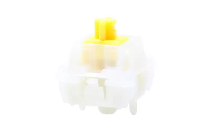 Gateron Milky Pro commutateur 5pin RGB linéaire Tactile jaune rouge