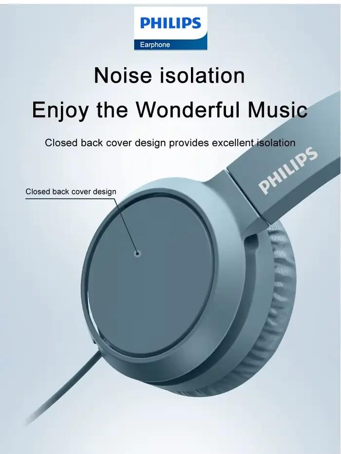 Philips TAH4105 casque filaire HiFi stéréo HD appel