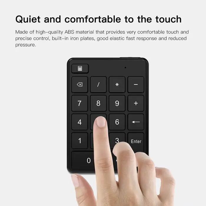 Mini clavier numérique portable sans fil Bluetooth
