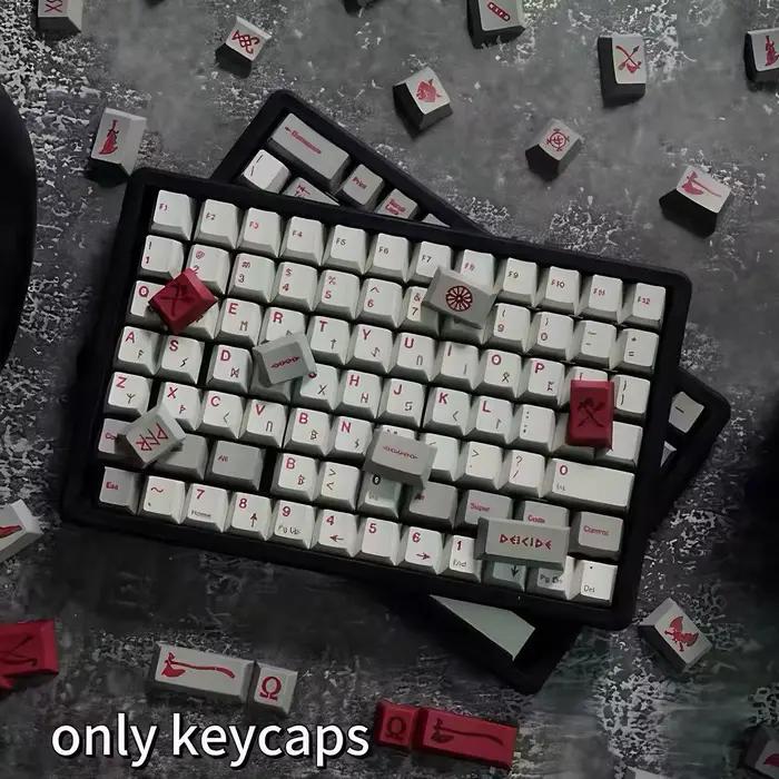 God of War ThemePBTCapuchons de touches de clavier mécanique originaux à profil haut