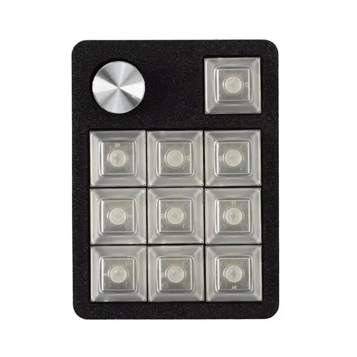11 touches Mini clavier mécanique filaire échange à chaud RGB bouton PLA 3D boîtier imprimé VIAL Macro Support pour les