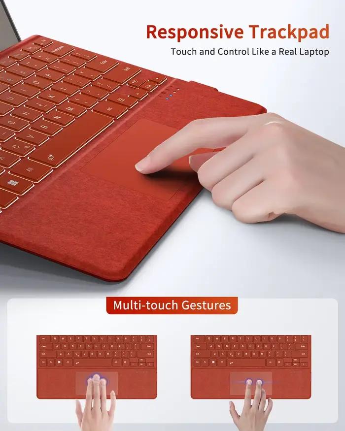 Clavier avec pavé tactile pour Microsoft Surface Pro 3 4 5 6 7 12.3 "