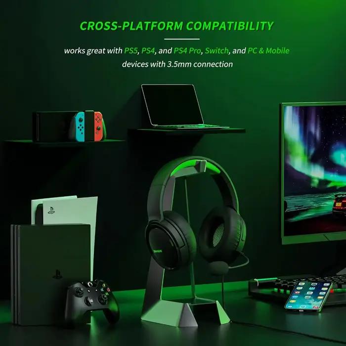Casque de jeu BINNUNE BG02 avec micro pour Xbox Series X | Switch PC