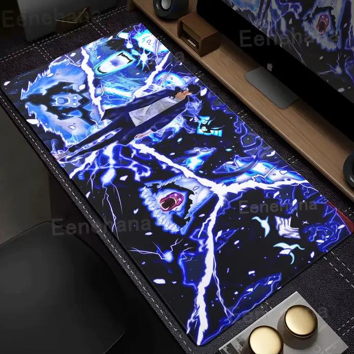 Tapis de souris gamer XXL Anime Solo en caoutchouc antidérapant pour joueurs professionnels et amateurs de jeux vidéo occasions spéciales