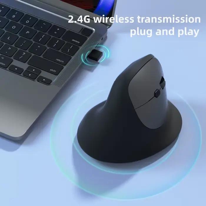 Souris verticale ergonomique 2.4G Bluetooth 5.2