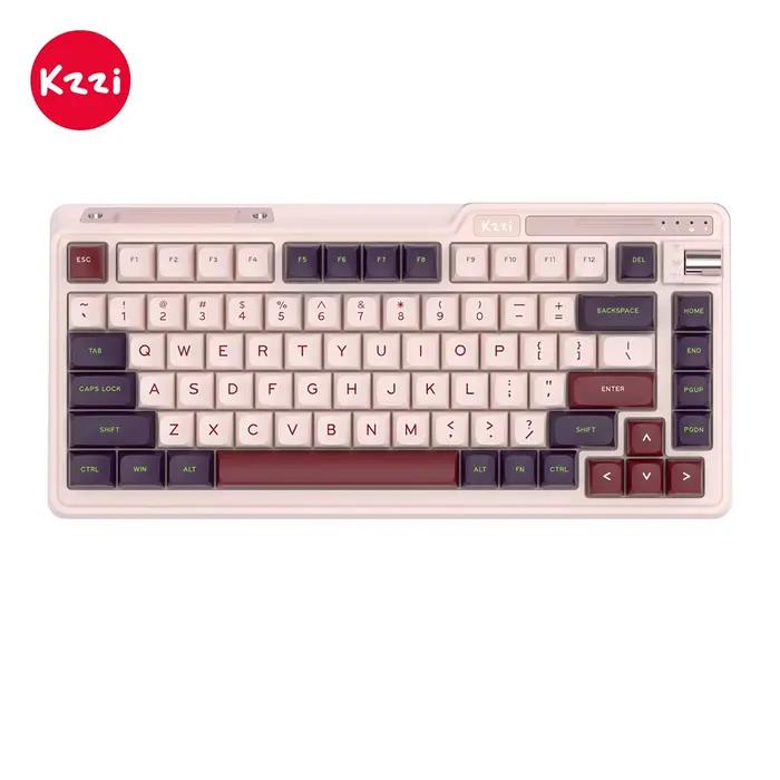Clavier mécanique sans fil KZZI K75Lite Tri-mode 75% 82 touches