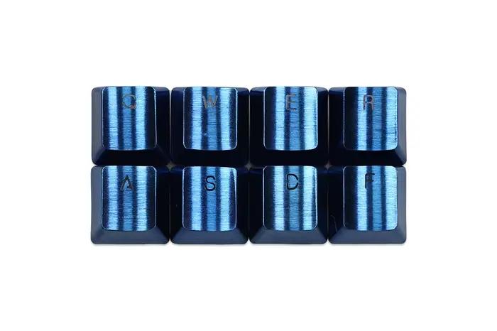 Teamwolf-Capuchons de touches métalliques MX en acier inoxydable