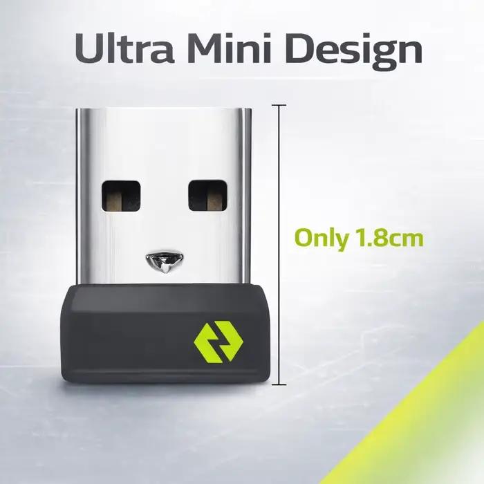 Adaptateur sans fil double interface pour les appareils compatibles Logitech Bolt