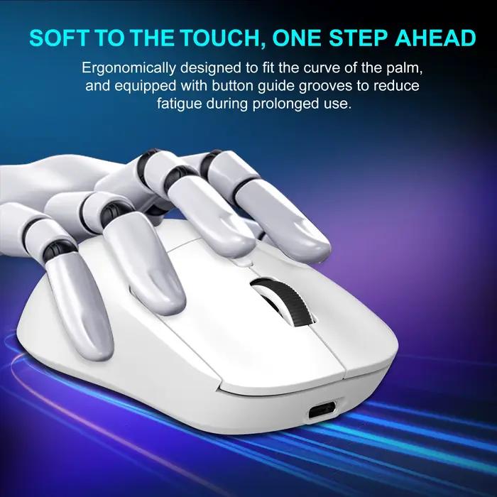 Nouvelle arrivée HXSJ T30 Souris sans fil 3 modes Ergonomique Légère 6 boutons