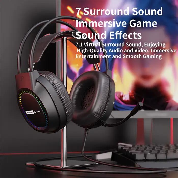 Casque de jeu Lenovo pour PC portable