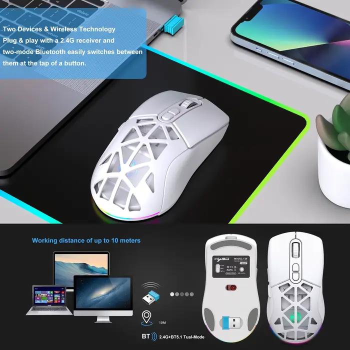 Souris de jeu sans fil T26
