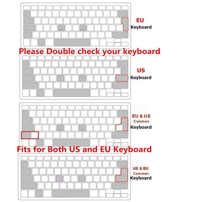 Juste de clavier US/EU pour Macbook Pro Air Retina 13 15 17 A1466 A1369 A1278 A1286 A1502 A1425 A1398