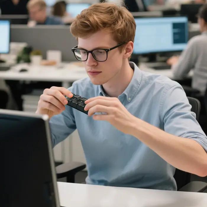 Clavier à 4 touches, clavier sensoriel anti-stress