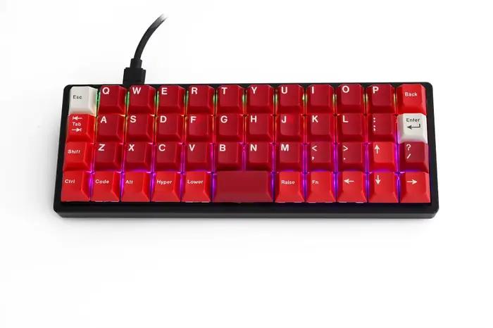 Bm40rgb bm40 rgb 40% clavier mécanique échangeable à chaud PCB programmé via firmware commutateur rvb sous-éclairage type c planck
