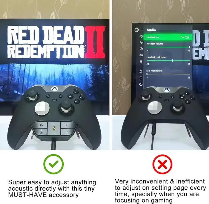 Adaptateur casque stéréo compatible avec Xbox One