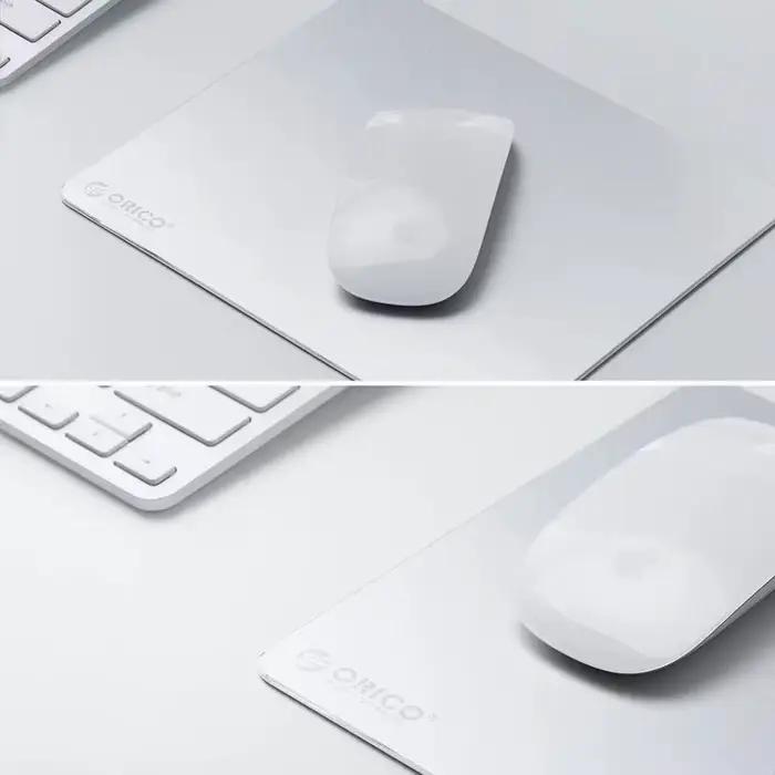 Tapis de souris en alliage d'aluminium pour jeu et bureau, double face imperméable, contrôle précis, adapté aux quatre saisons