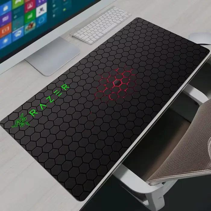 Razer hexagone tapis de souris Anime accessoires de jeu XXL