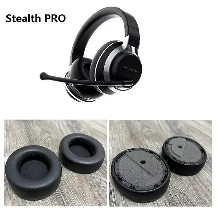 Coussinets doreille goniani en cuir noir pour turtle beach stealth pro confortable protection piece de rechange gaming occasion speciale