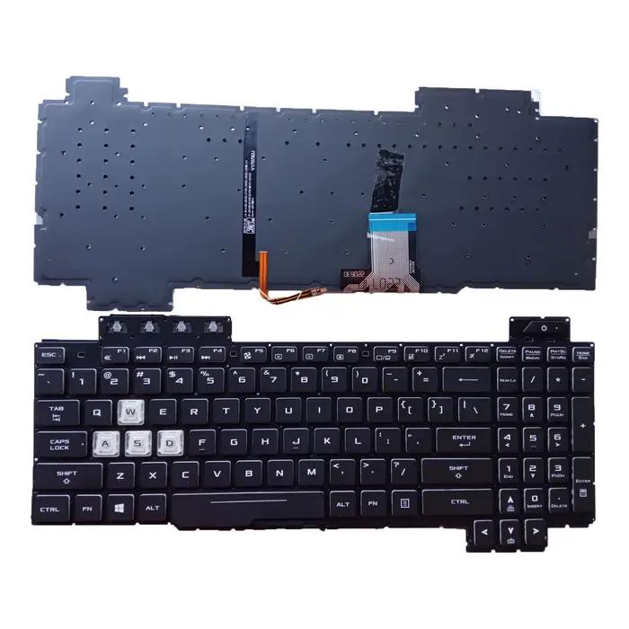 Clavier d'ordinateur portable américain pour ASUS TUF Gaming FX505 FX505D FX86 FX86G