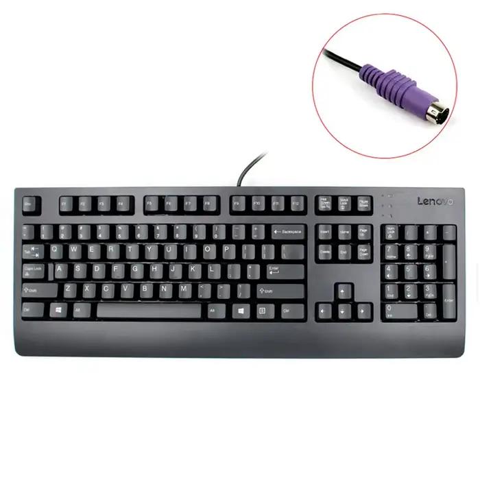 Lenovo clavier souris PS/2 Interface de Port rond filaire Combo point rouge étanche ergonomie pour ordinateur portable