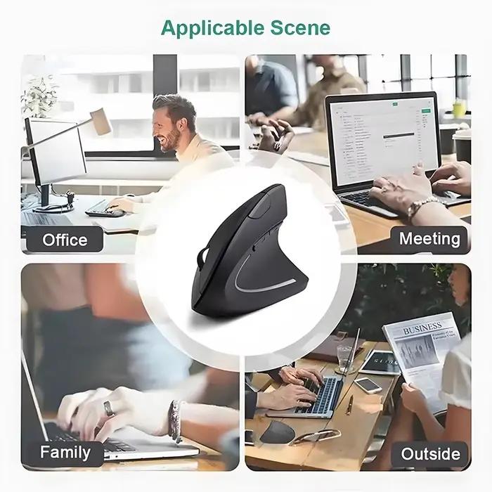  Souris verticale sans fil Bluetooth Lenovo 2.4G