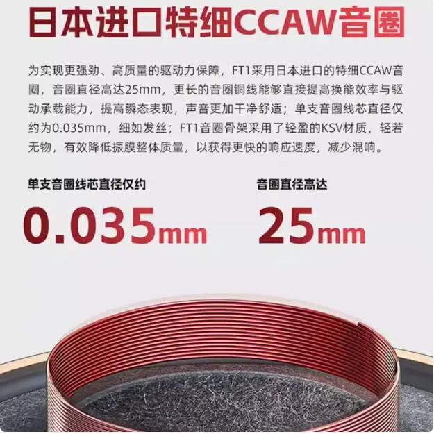 FT1 casque Hi-Fi filaire à diaphragme Composite en Fiber Nanowood sur l'oreille fermée à l'arrière