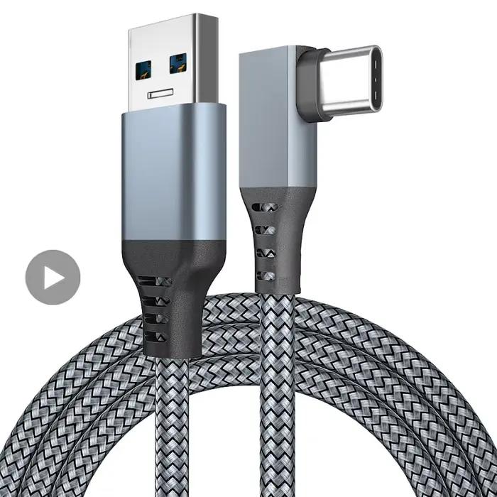 Accessoires pour Oculus Quest2 Quest 2 câble lien intelligent 3D réalité virtuelle VR lunettes USB A à Type C 3 5M