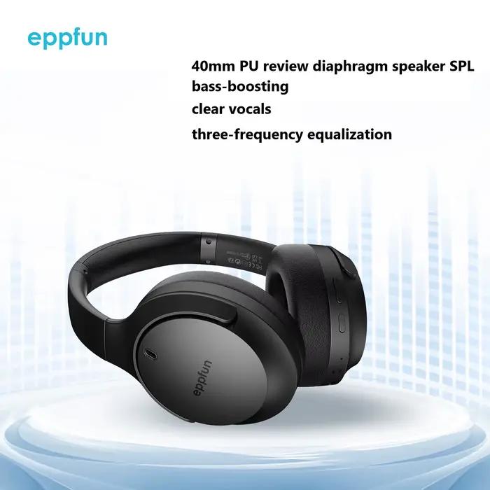 Casque Bluetooth 5.4 Eppfun LE Audio Over Ear avec micro