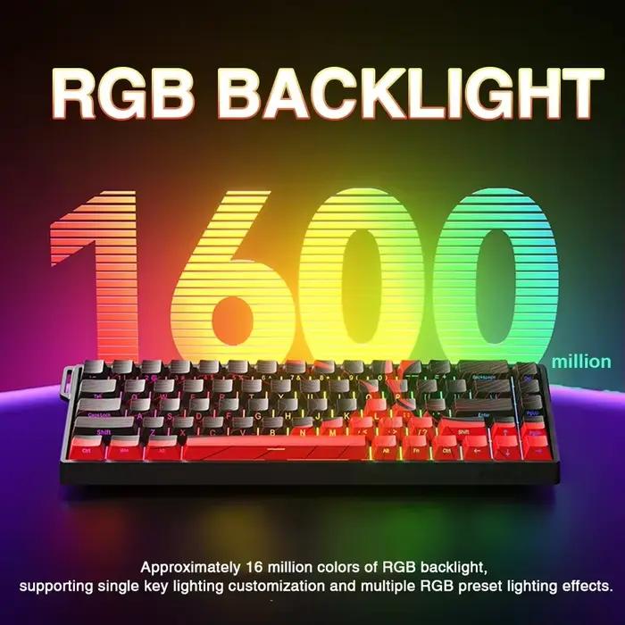 AULA WIN60 WIN68 HE Esports clavier à interrupteur magnétique déclencheur rapide 8K retour RGB Hotswap 60% 68%