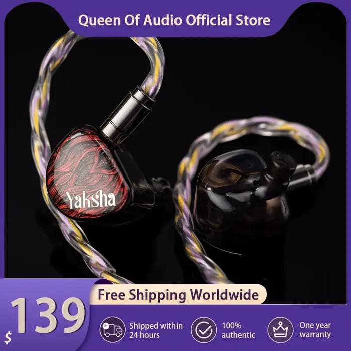Nouveau casque Celest Yaksha 2DD + 1BA + 1MPD pilotes hybrides moniteur écouteurs IEMs avec 6N OCC argent + câble