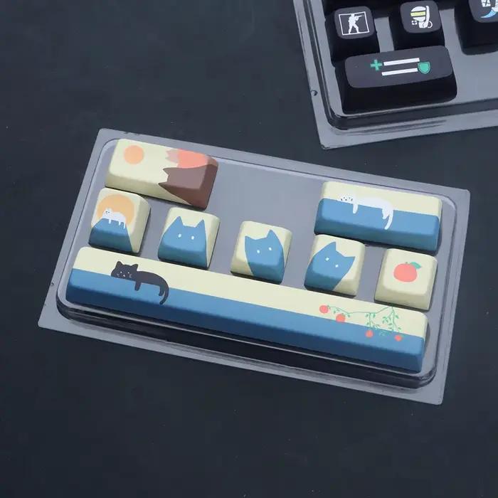 Capuchons de touches de barre d'espace PBT Enter 6.25U