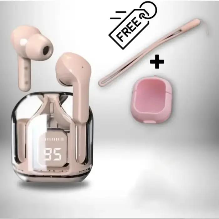 (Acheter casque obtenir étui de protection + lanière) écouteurs de jeu T2 TWS Bluetooth 5.3 réduction du bruit HD HiFi stéréo sans fil écouteur