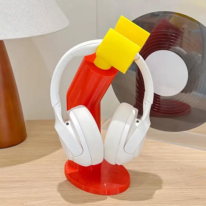 Support pour casque et étagère de bureau créatifs – Crochet élégant pour configuration de jeu