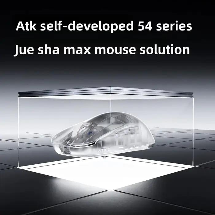 Souris sans fil ATK ZERO Dual 8K 3950 Ultra Légère Translucide pour le Gaming