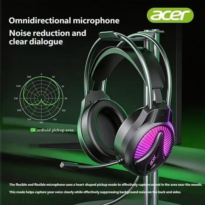Casques filaires Acer pour joueurs avec micro