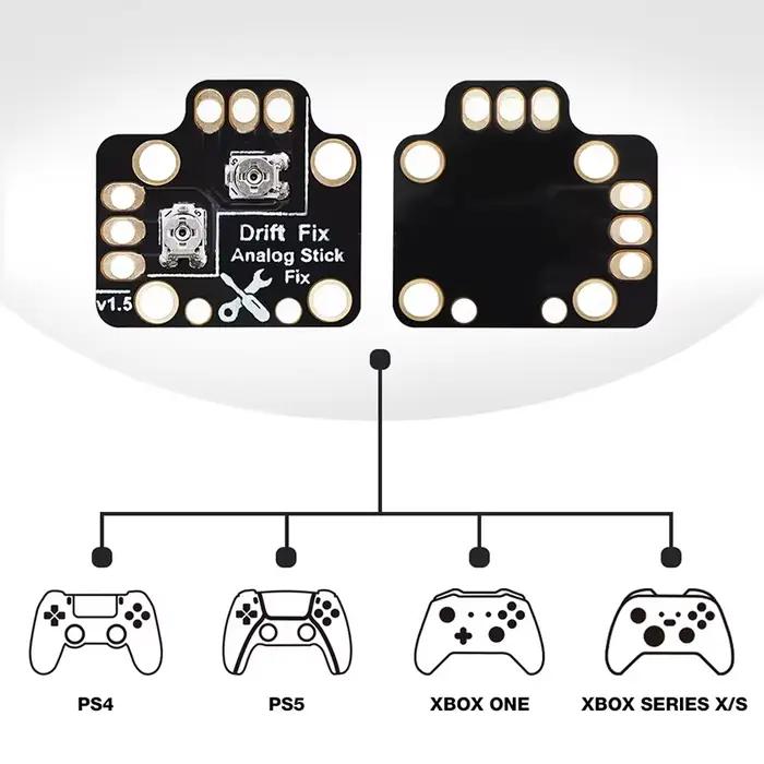 Module de carte de réparation de dérive de Joystick de manette de jeu pour PS4 PS5 Xbox One contrôleur universel bâton