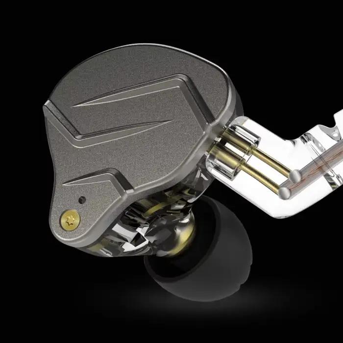 KZ ZSN PRO 1DD + 1BA casque métallique HIFI hybride dans l'oreille écouteur 2 broches câble remplaçable