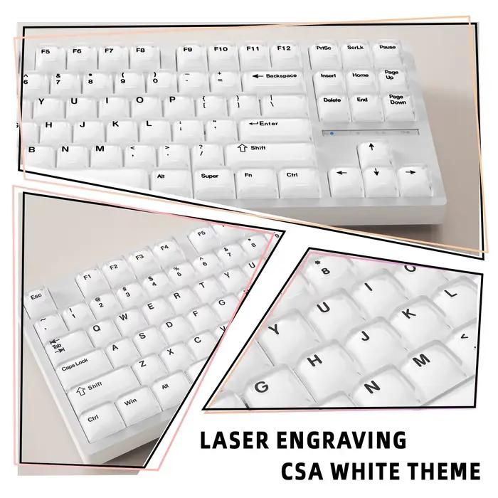 Clavier mécanique avec touches en gel personnalisables